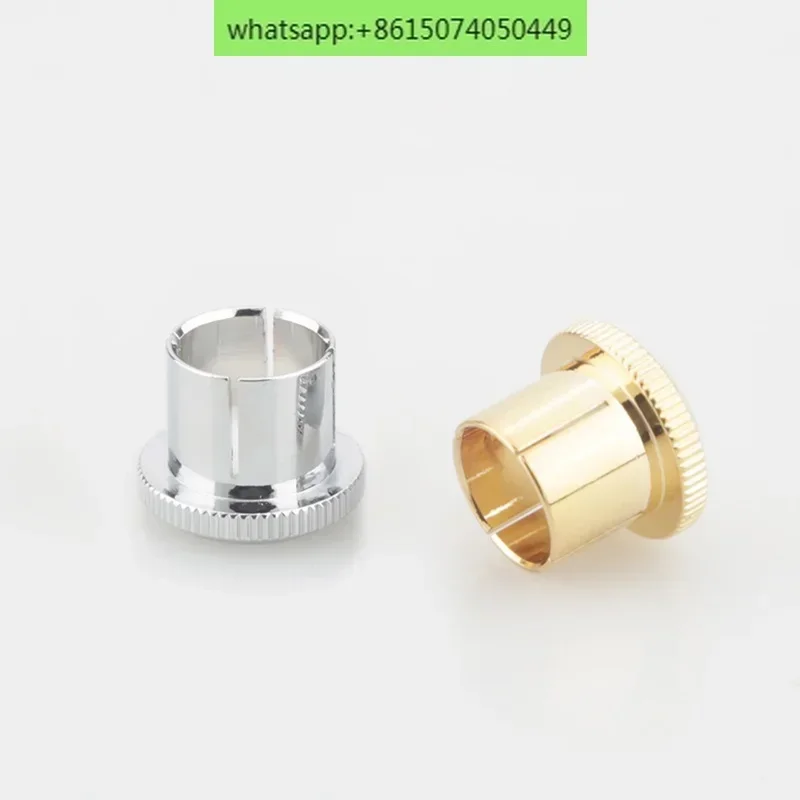 Pure copper gold-plated rhodium-plated RCA Lotus Cap Shielding Cap Balance XLR Dust Cap XLR Male and Female Protective Case