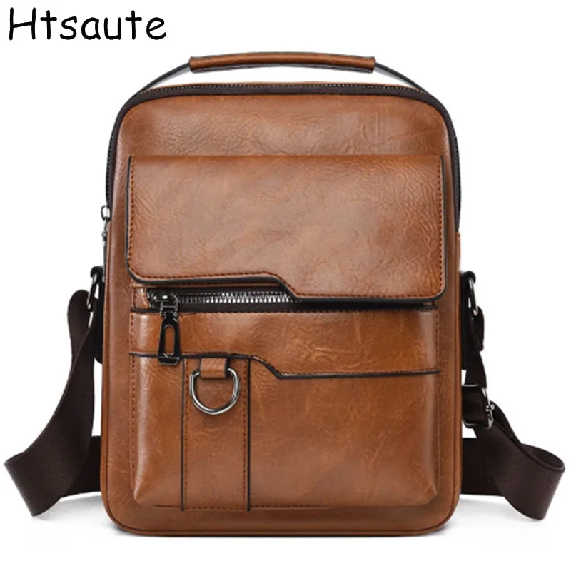 

Classic PU Leather Design Men's Shoulder Bags Large Capacity Men's Casual Fashion Single Shoulder Crossbody Luxury Messenger Bag