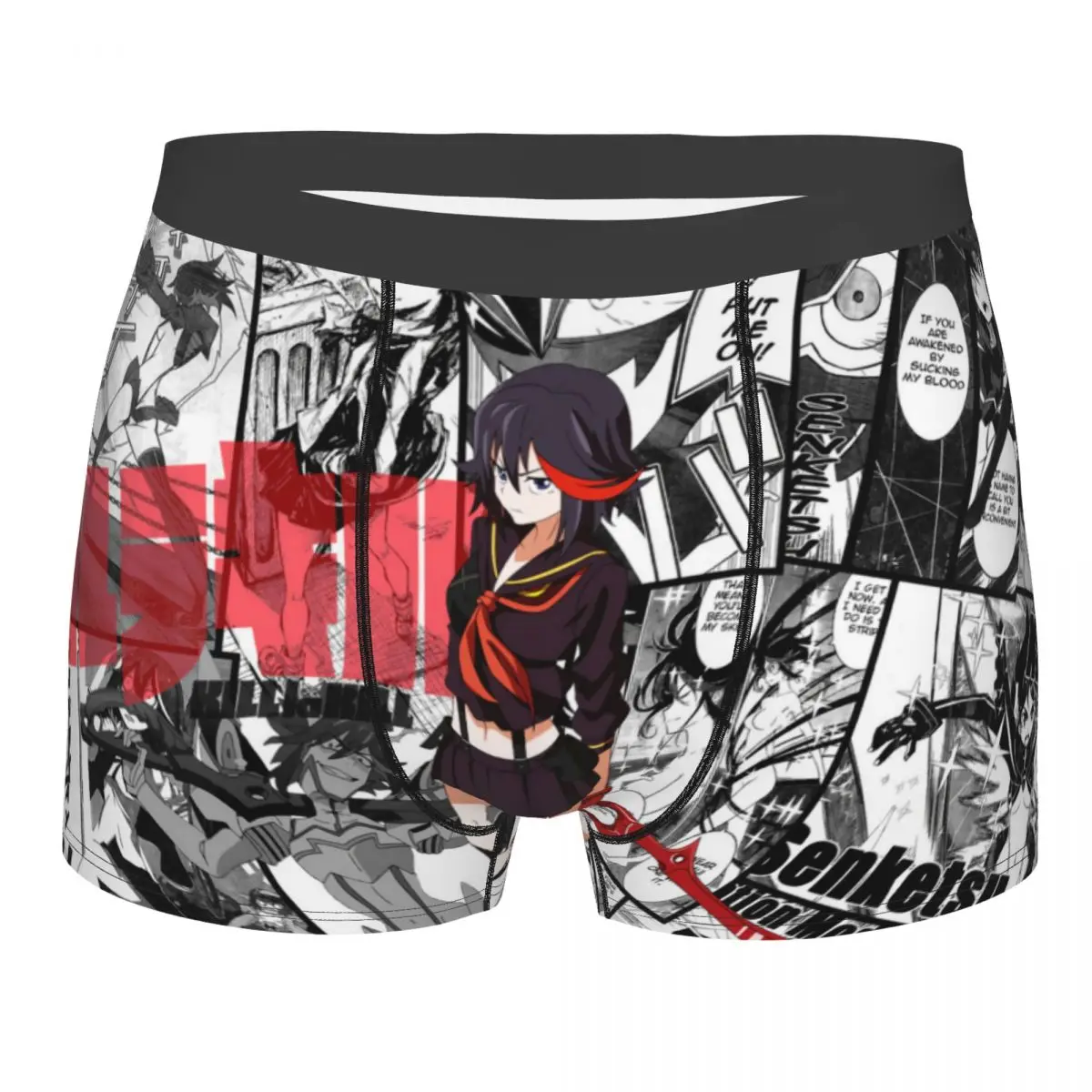 

Kill La Kill Matoi Ryuuko Men Boxer Briefs Underpants Manga Cut Highly Breathable High Quality Birthday Gifts
