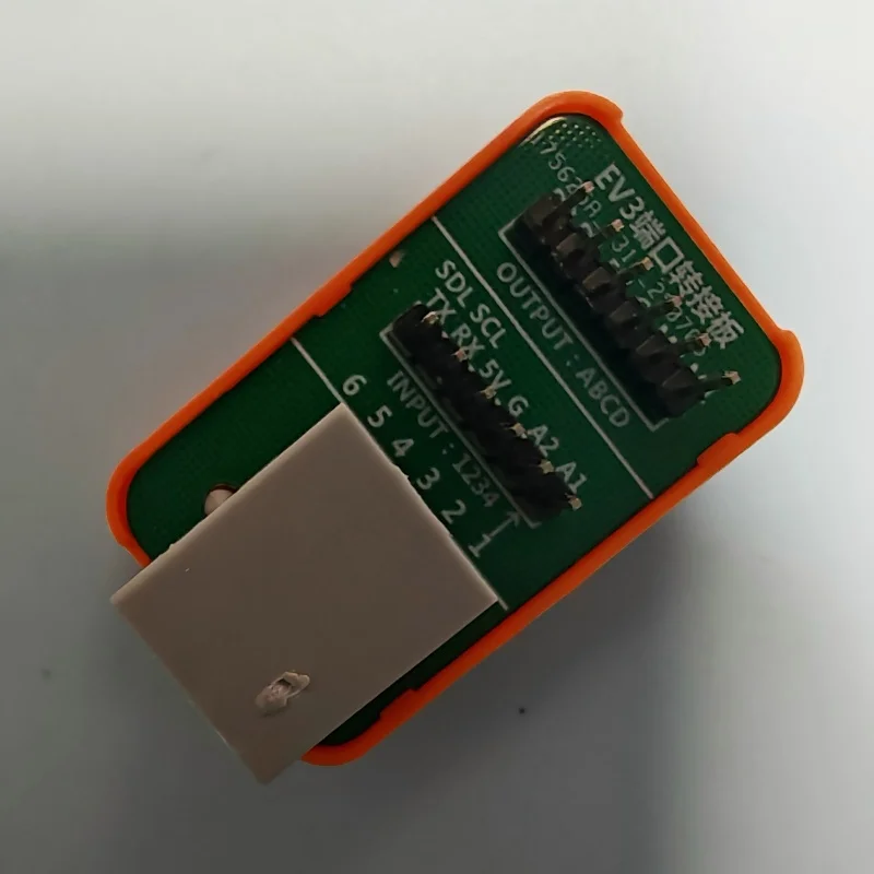 

Плата адаптера порта EV3 RJ45 Min-Ds-to-Rm ABCD 1234 выход порта 6P DuPont Line DIY