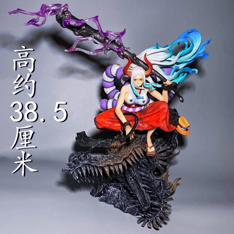 

Anime One Piece Yamato Figurine Gk Kaidou Daughter Yamato Action Figures Warring Statue Pvc Collection Model Dolls Ornament Toys