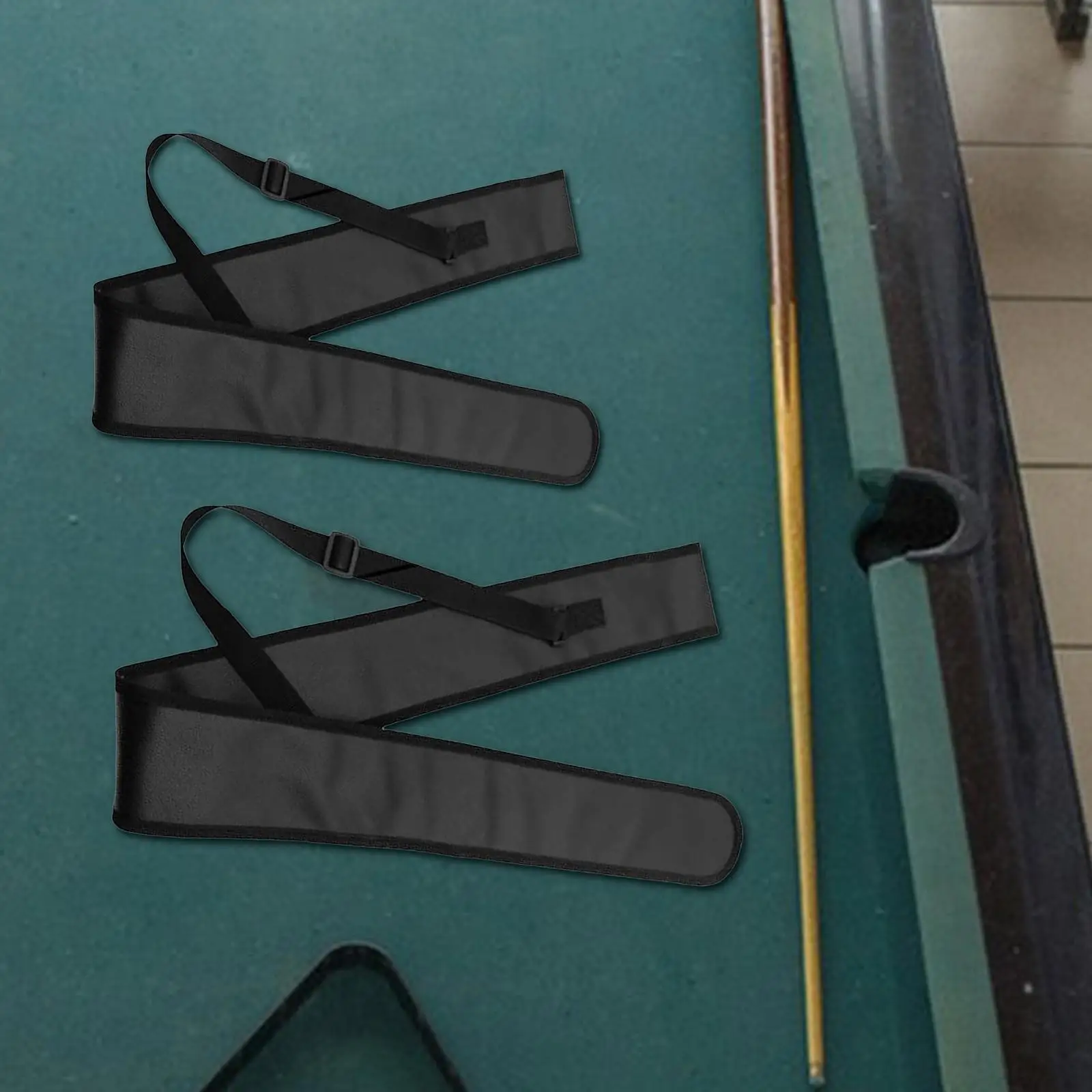 

Сумка для переноски кия с мягкой подкладкой, принадлежности для бильярда, легкий регулируемый ремень, сумка для хранения бильярдного кия