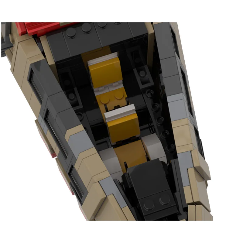 2116 pièces Star Fighting Cosmic Cruiser MOC, blocs de construction modulaires personnalisables, jouet DIY populaire pour enfants, design simple, cadeau de Noël