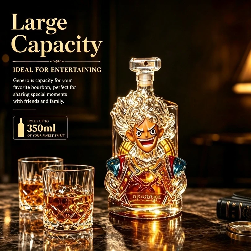 Decantador de Whisky con Forma - Glass Decanter Whiskey reseña y precio