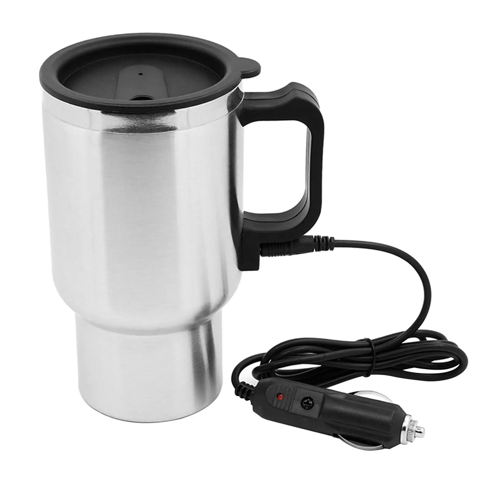 12V Car Heating Cup 500ml Car Kettle Heater for Tea Cars Trucks Coffee