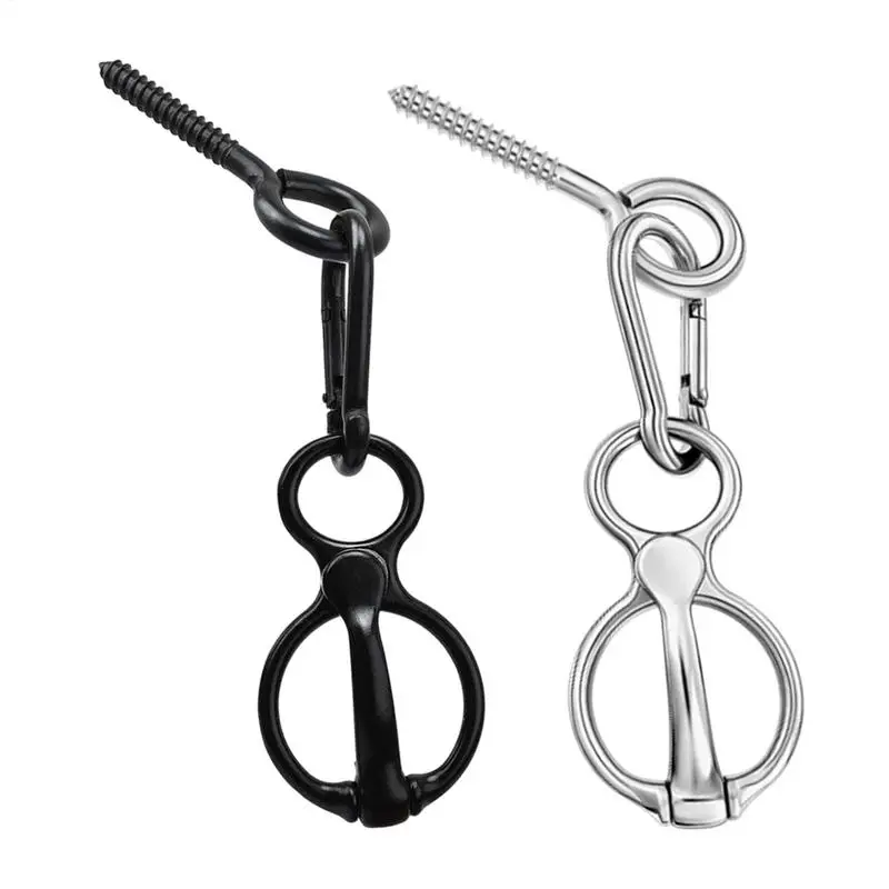 

Blocker Tie Ring For Horses Safe Horse Stall & Muck Supplies Horse Tie Ring Sturdy Horse Supplies For Stake Lines Outside And