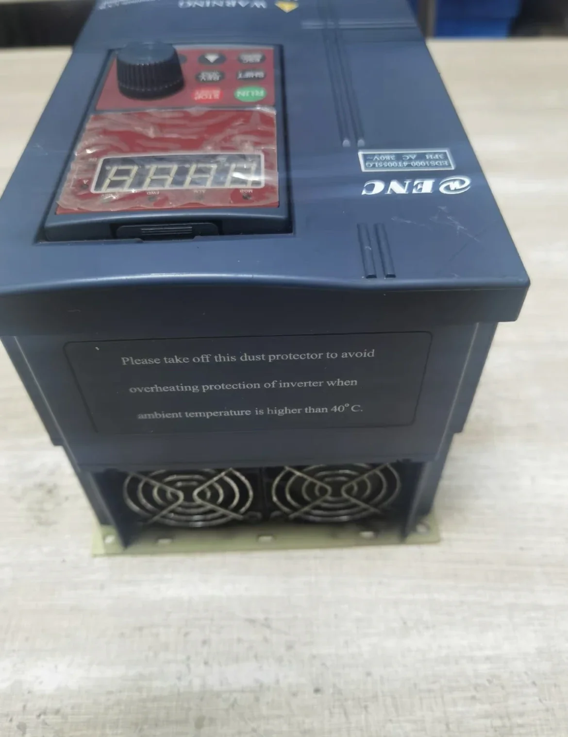 Used inverter EDS1000 5.5KW/380V test OK