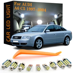26pcs Canbus Car Accessories LED Interior Lights For Audi A6 C5 1997 1998 1999 2000 2001 2002 2003 2004 No Error Auto Lamps Bulb