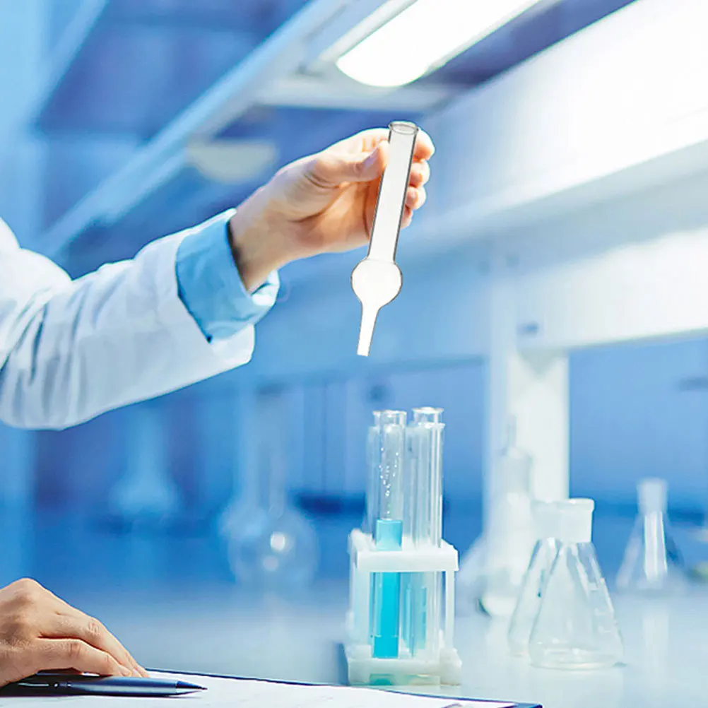 أنبوب تجفيف كروي واحد زجاجي لمعدات تجربة تجفيف الكيمياء أداة تعليم العلوم مختبر الأواني الزجاجية العلمية