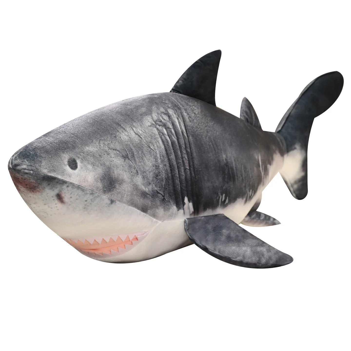 

55/85/115CM Simulated Shark Plush Toy Huge Great White Shark Pillow Lifelike Animal Dolls Stuffed Toy Birthday Gift