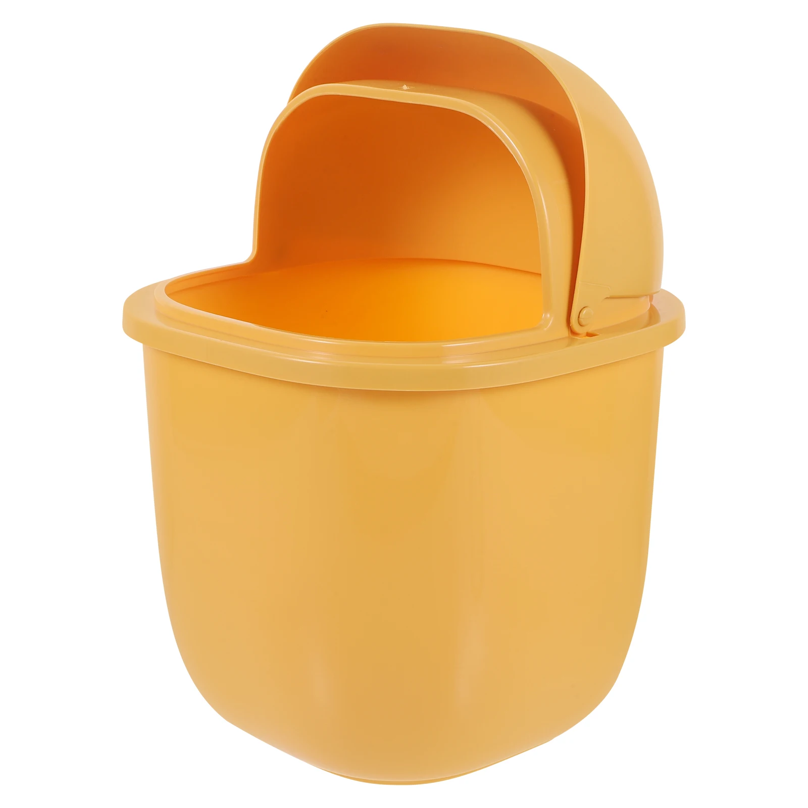 

Lovely Mini Trash Can with Lid Desktop Garbage Bin Small Wastebasket for Bedroom Office Home Decor No Odor Practical Storage