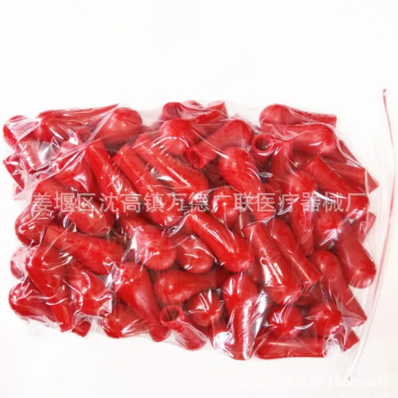 

Thickened red rubber head latex suction head for droppers Red rubber head latex cap for dropper head chemistry