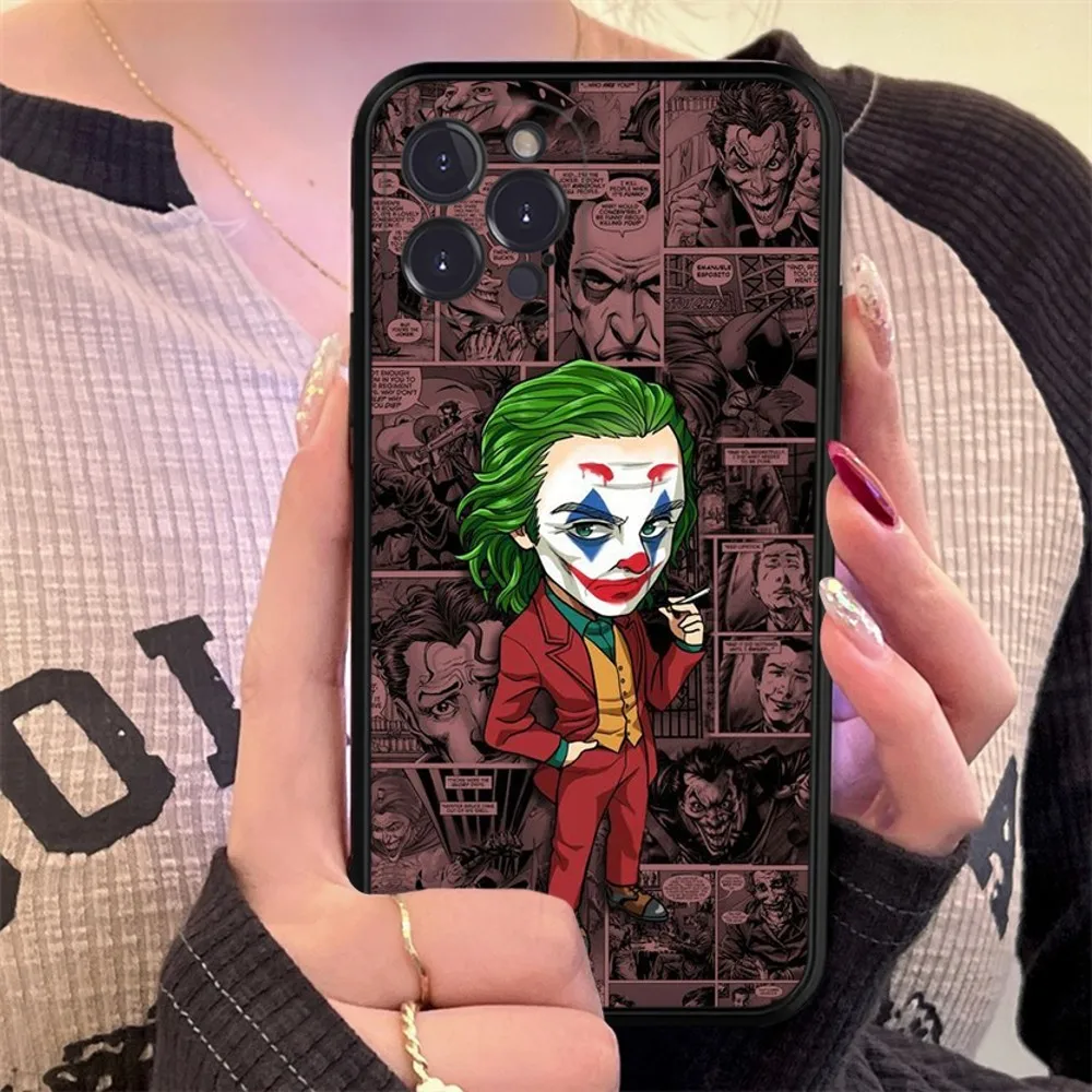 Alfombrilla de ratón de payaso m-film j-jokers para iPhone 15 14 11 12 13 Mini Pro XS Max, Funda 6 7 8 Plus X XR SE 2020