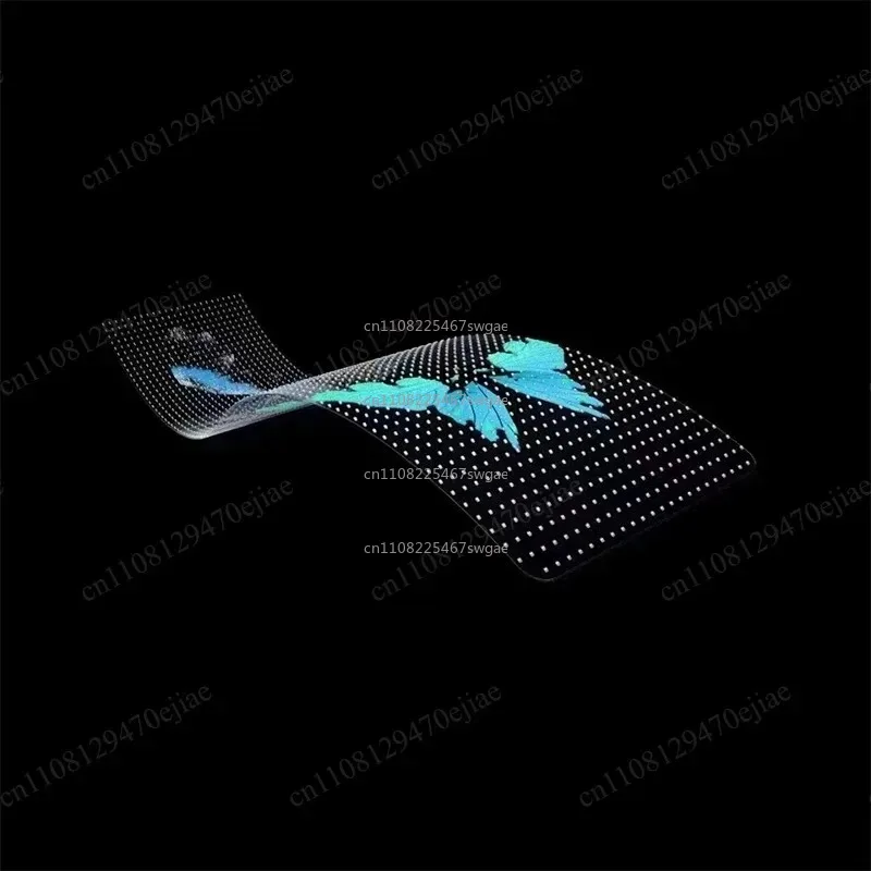 Advertising High Definition Flexible Crystal Film Screen Led Film Transparent Screen Glass  Display Led GrilleIceScreen
