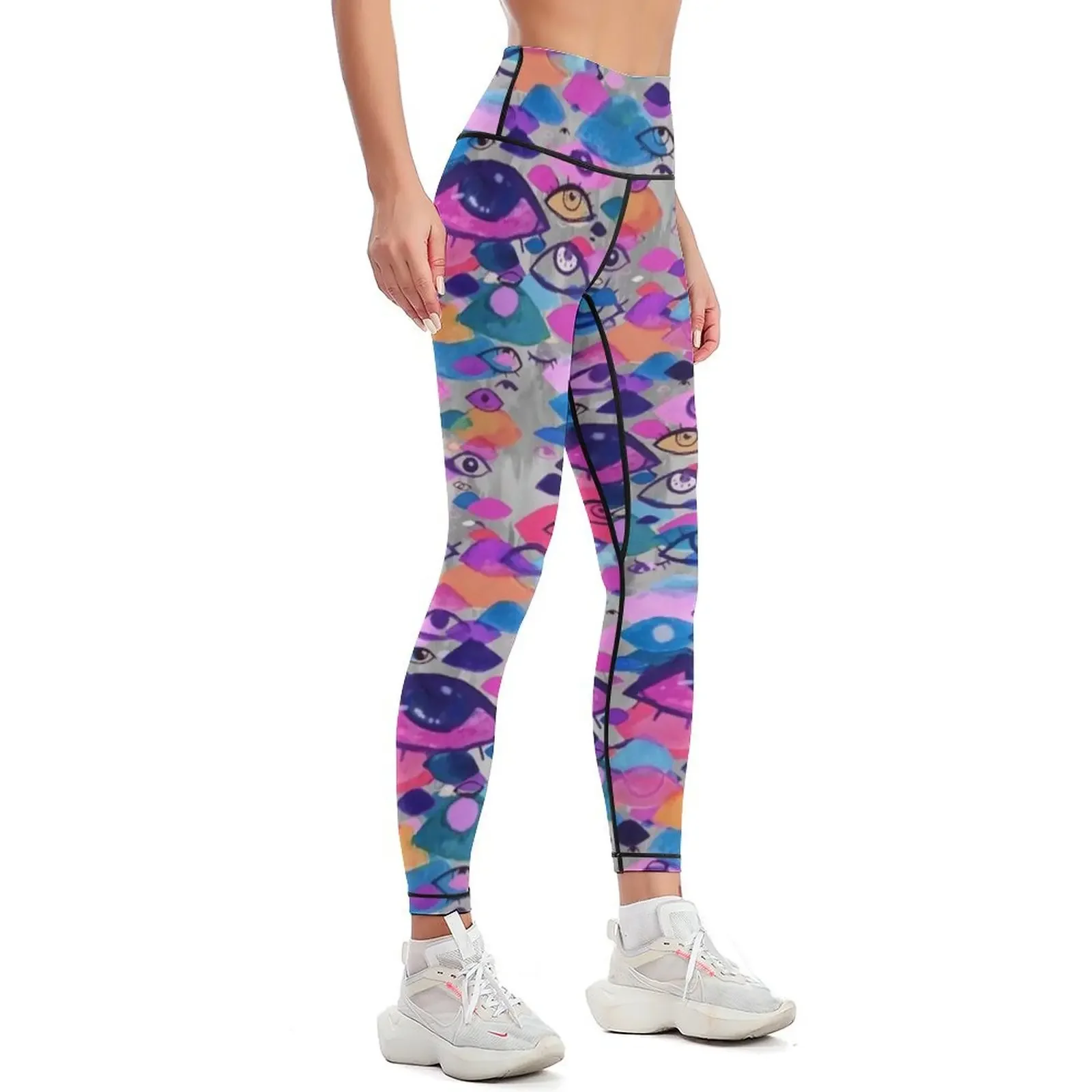 Ocular Confetti Leggings Sportswear woman gym Training pants sport pants Women's push up Womens Leggings