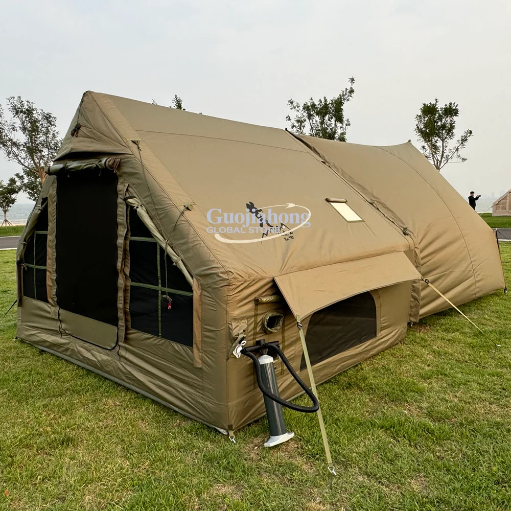 Forerunner 7, maßgeschneidertes 600D Oxford, wasserdicht, für Wandern, Camping, Outdoor, aufblasbares Zelt, Lufteveranstaltung mit viereckiger Plane