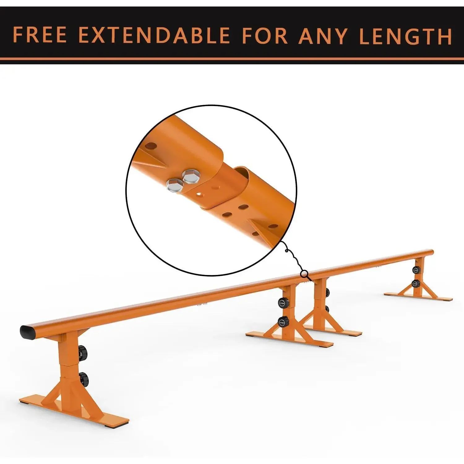 سكة طحن منحدر لوح التزلج C_Skateboard لارتفاع قابل للتعديل لحديقة التزلج الاحترافية