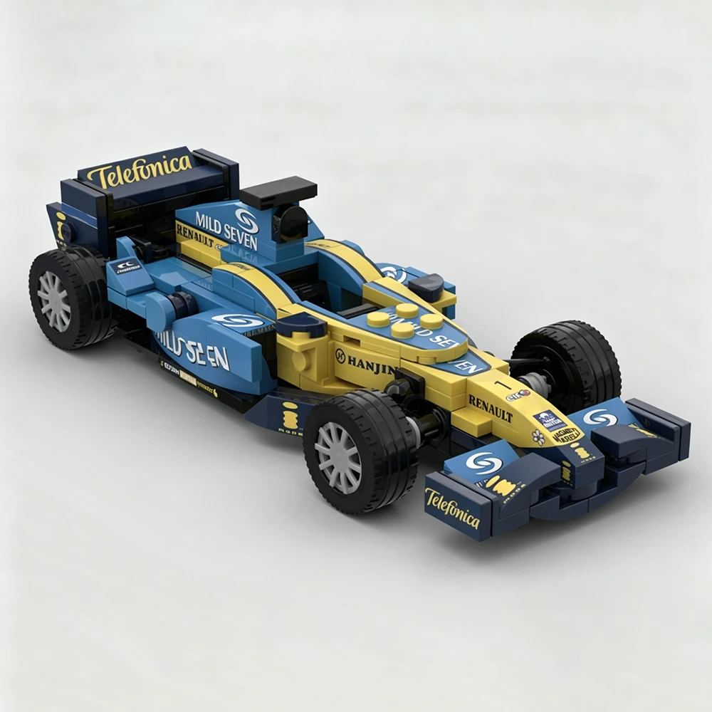 

New MOC Speed ​​Series 2006 World Championship R26 Racing Car Model Building Blocks DIY Assembly Children's Toy Boy Holiday Gift