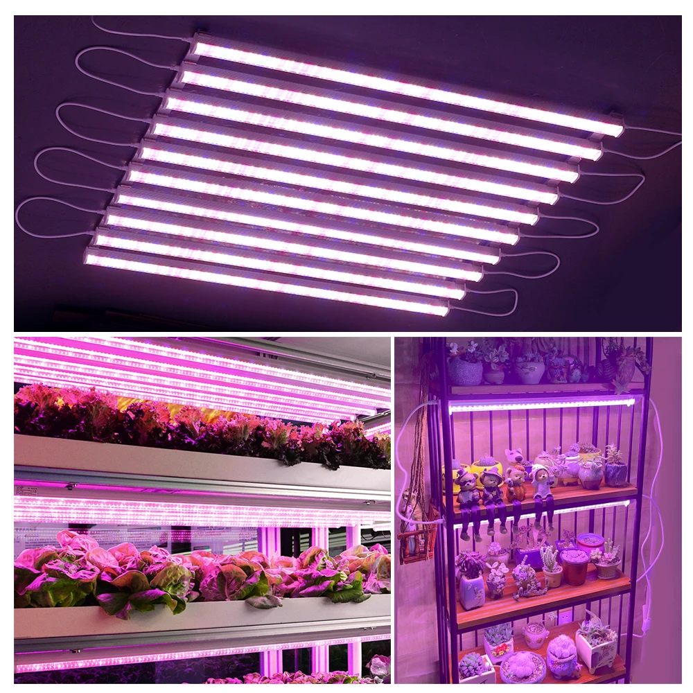 LED Grow Light Bar SMD2835 AC100-265V For Plants Fruit Trees Full Spectrum LED Grow Light For Veg Flowers
