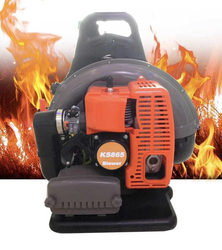 Snow Blower Petrol Leaf Blower KS865 68cc Two Stroke Backpack Wind Fire Extinguisher Gas Air Blower Wireless