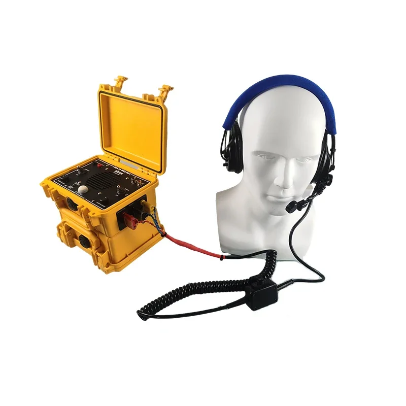 Underwater Scuba Diving Communication Box Commercial Diving Equipment with Audio Input And Output Radio System