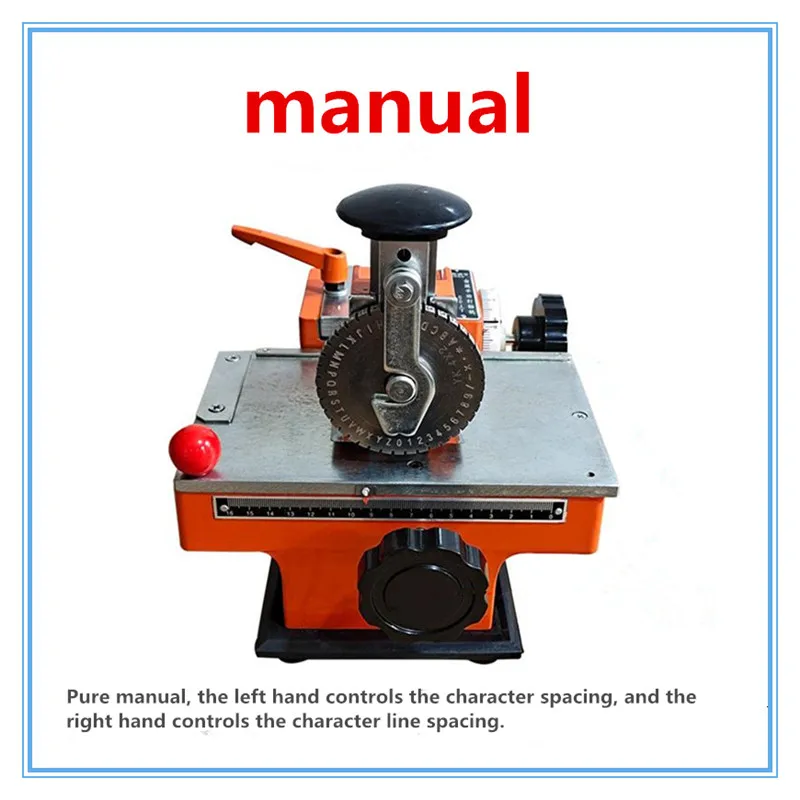 metal stainless steel stamping printer dog tag embossing nameplate marking machine equipment labels tools Engraving Machine