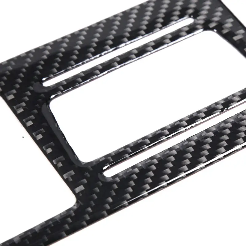 LHD سيارة مركزي تنفيس الهواء منفذ غطاء إطاري الكسوة لينة ألياف الكربون الداخلية اكسسوارات لمرسيدس بنز G الفئة W463 2013-2018 #4