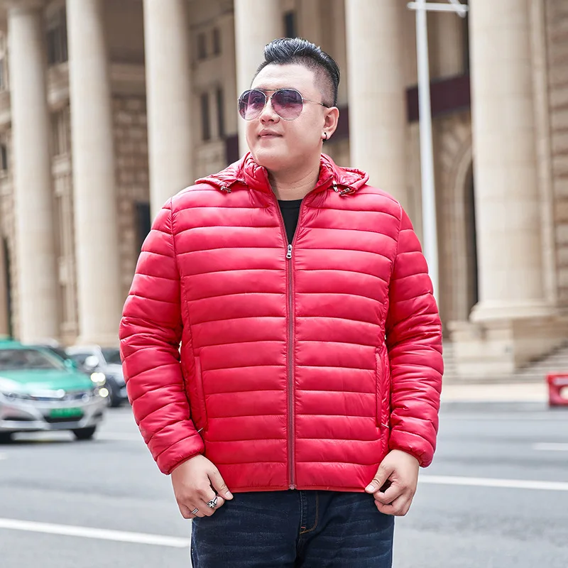 Big Size 11XL Men Casual Parka Hooded Winter Jacket Male Cotton Padded Plus Large Warm Autumn Coat 6XL 7XL 8XL 9XL 10XL 5XL Fat