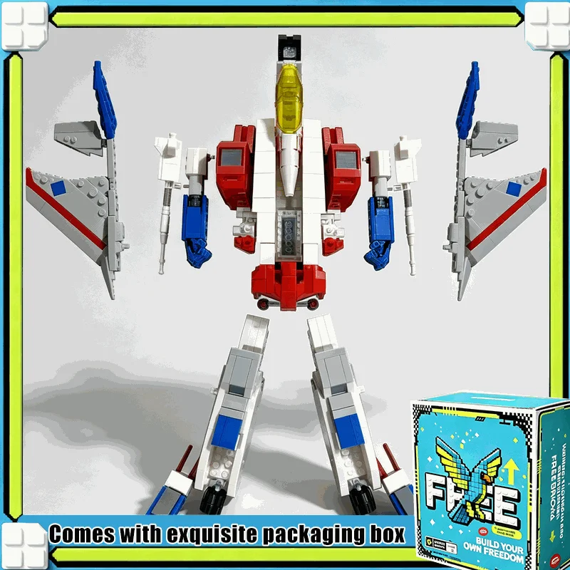 2289PCS Mechanical Warrior Robot Figure Model Custom Building Blocks DIY Creative Assembly Puzzle Toy Display Collection Gift