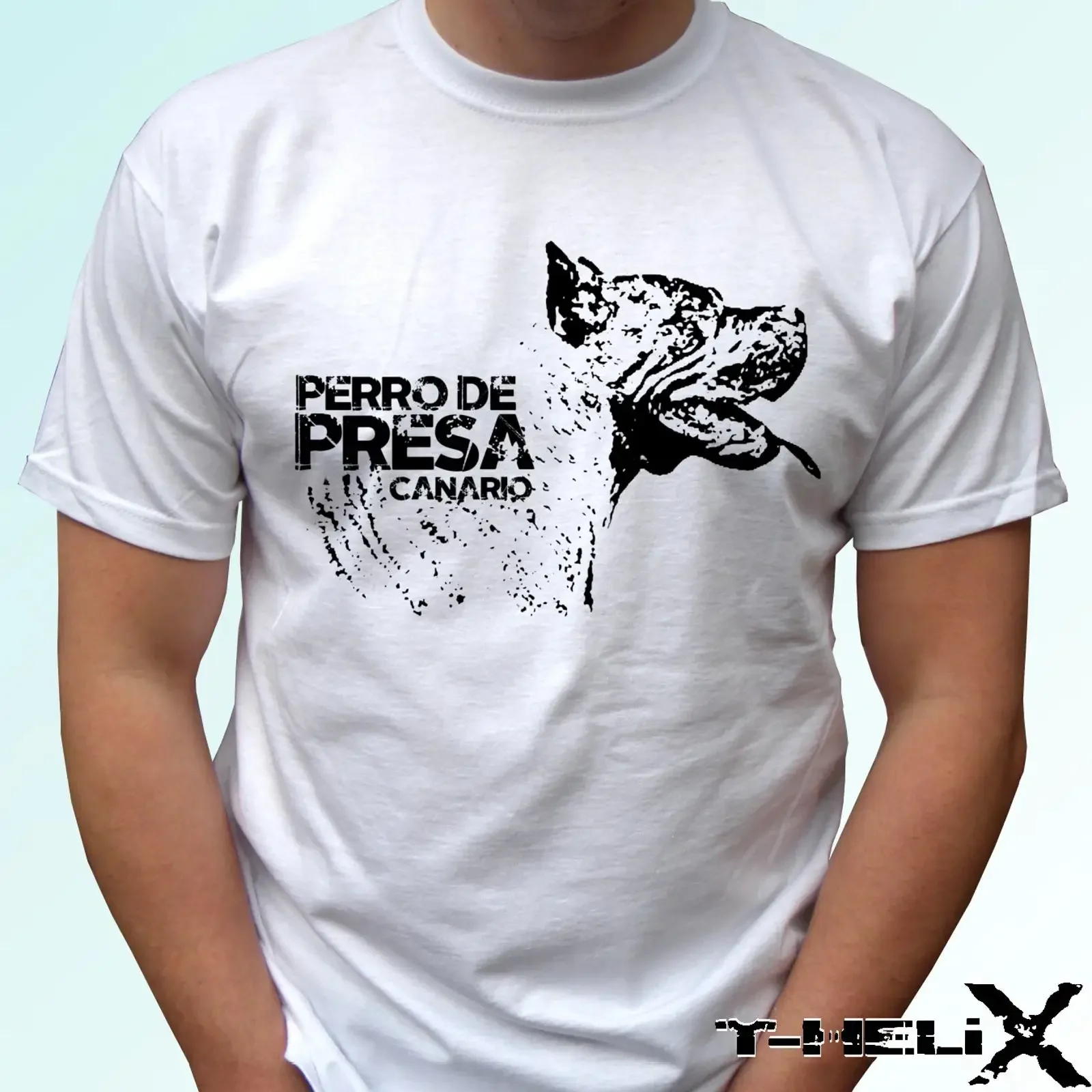Camiseta con diseño de Perro De Presa Canario, para hombre, mujer, niños, bebé, estilo vintage, lavada, cómoda, ropa de diseñador