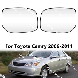 For Toyota Camry 2006-2011 / Axio 2010 Car Accessories Side Rearview Lenses Mirror Reflective Glass Lens with Heating