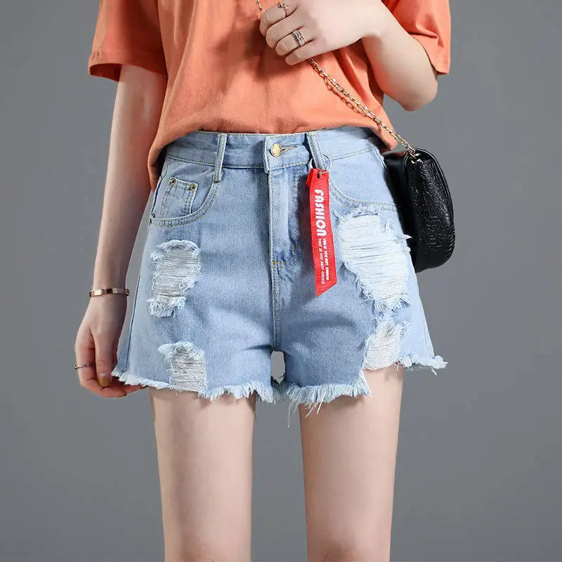 

Womens Shorts Ripped Denim Sexy Short Pants For Women To Wear Graphic Jeans Mini Low Price Summer XL Fashion Offer Original Hot