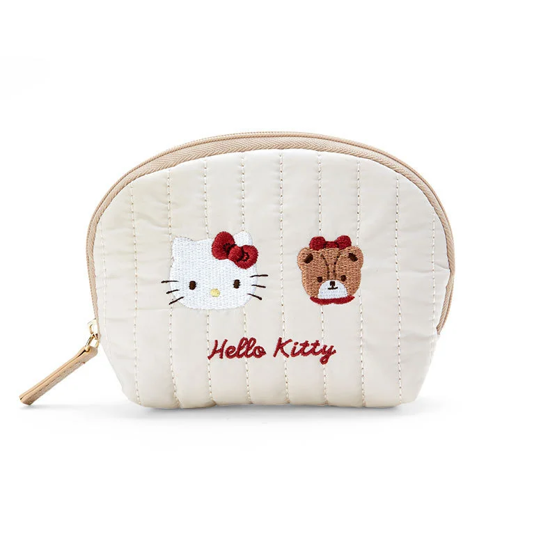 

Kawaii Sanrio KTCat Cosmetic Bag Anime Kuromi My Melody Make Up Bag Large Storage Bag Portable Kawaii Waterproof Handbag