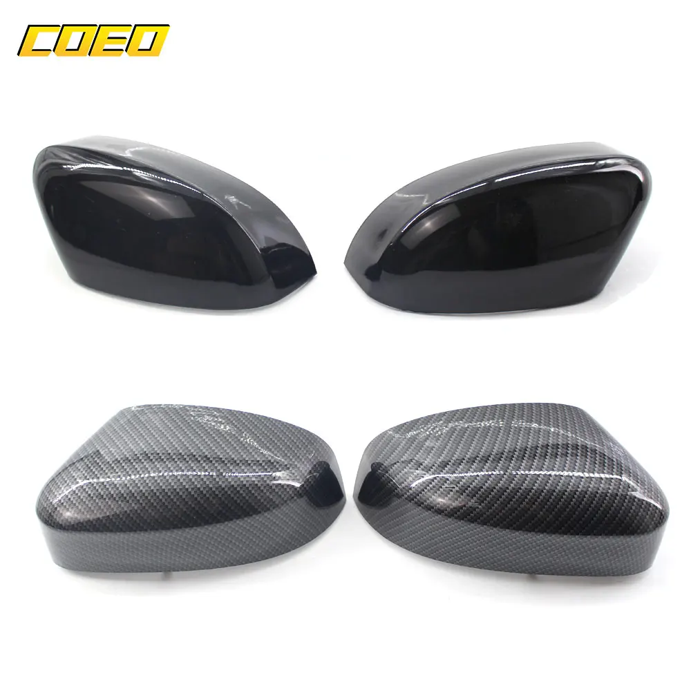 

Carbon Pattern Rear Mirror Cover Rearview Lens Cap For Ford Focus 2012-2014 BM5117K748AA BM5117K747AA