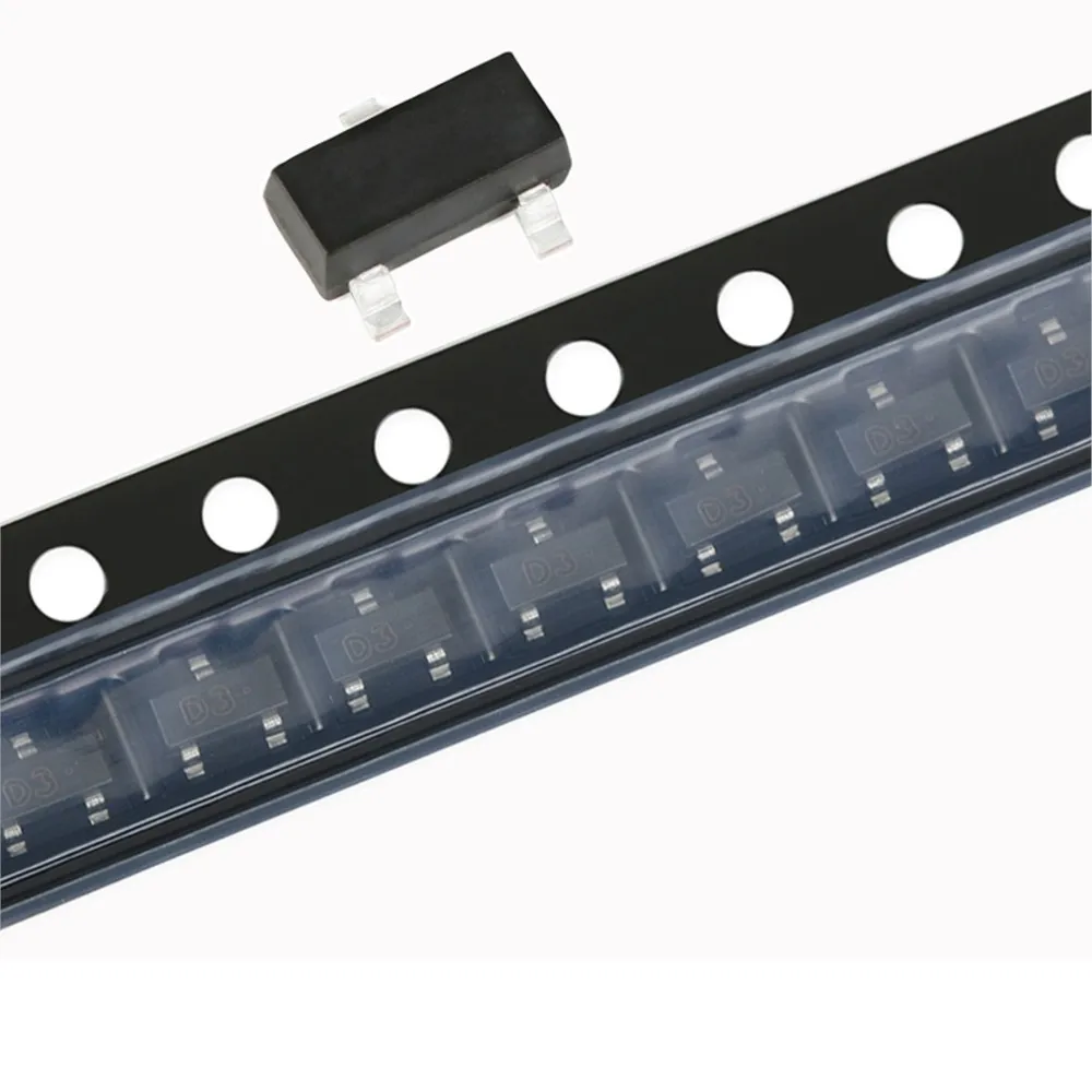 100PCS 1SS181 A3 1SS184 B3 1SS226 C3 1SS187 D3 80V/100mA SOT-23 SMD Switching Diode New Original