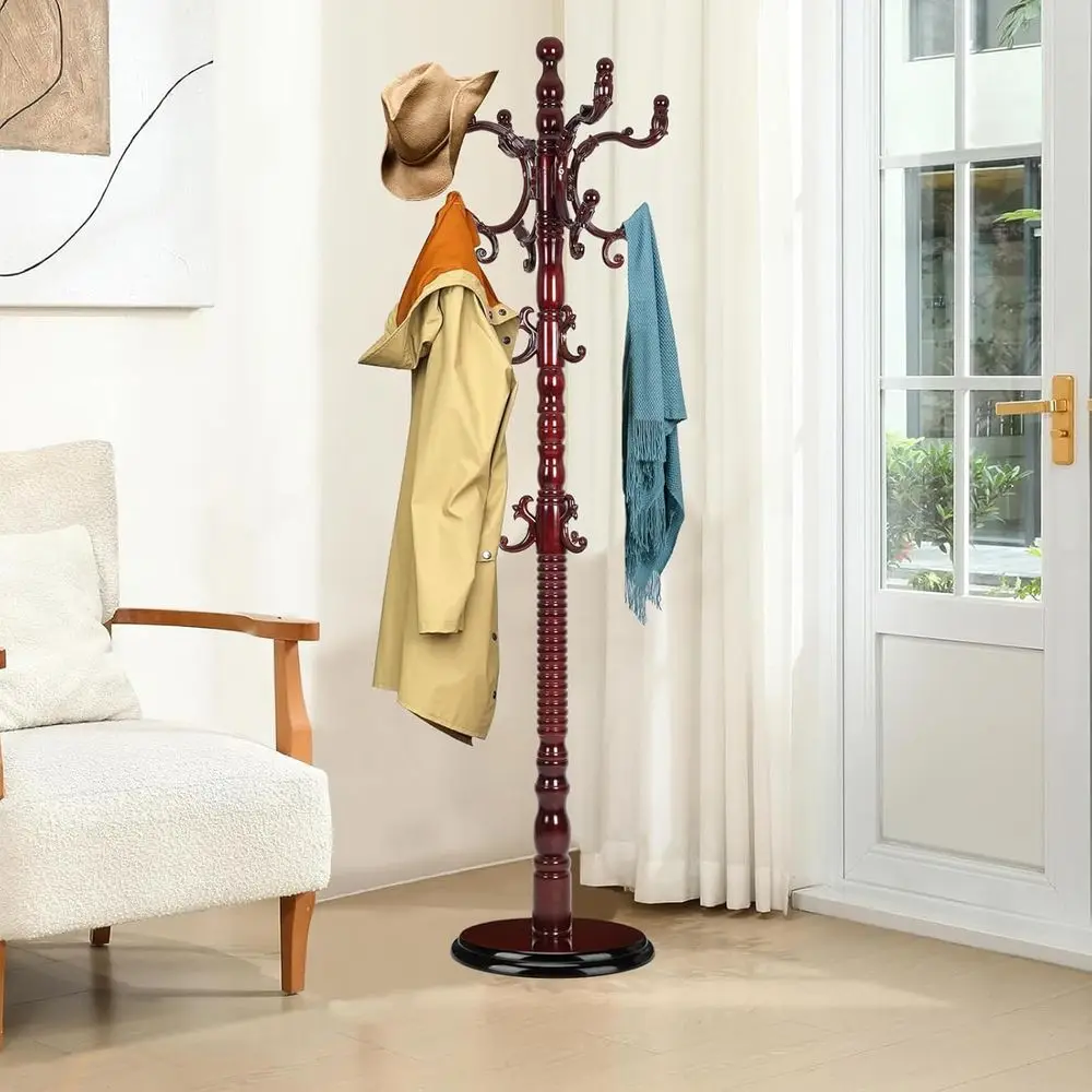 Wood Coat Rack Free…
