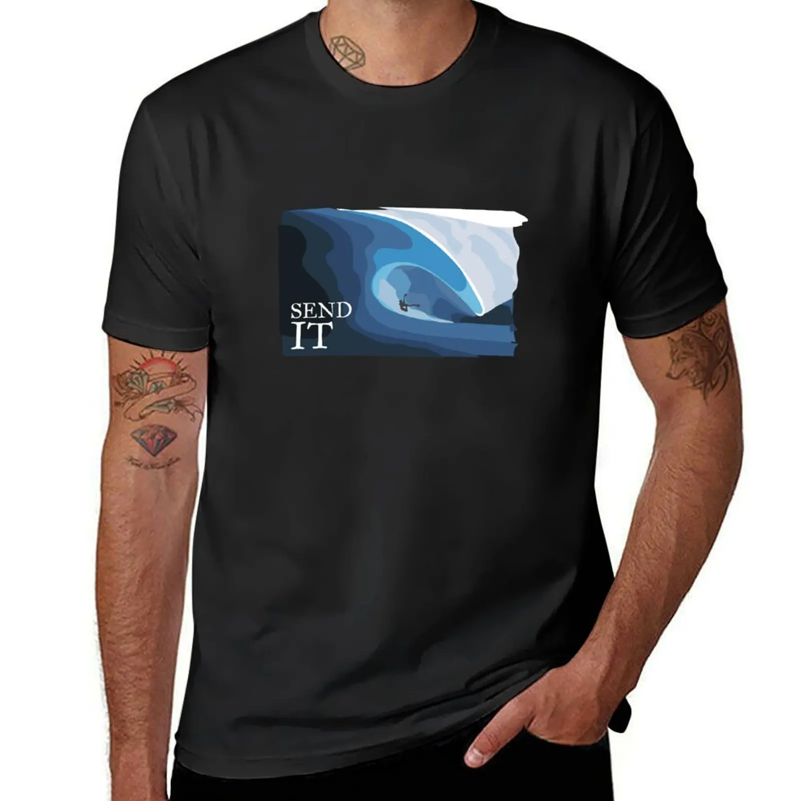 

Send It - Bodyboarding (The Right) T-Shirt sports fans customizeds Blouse t shirts for men graphic