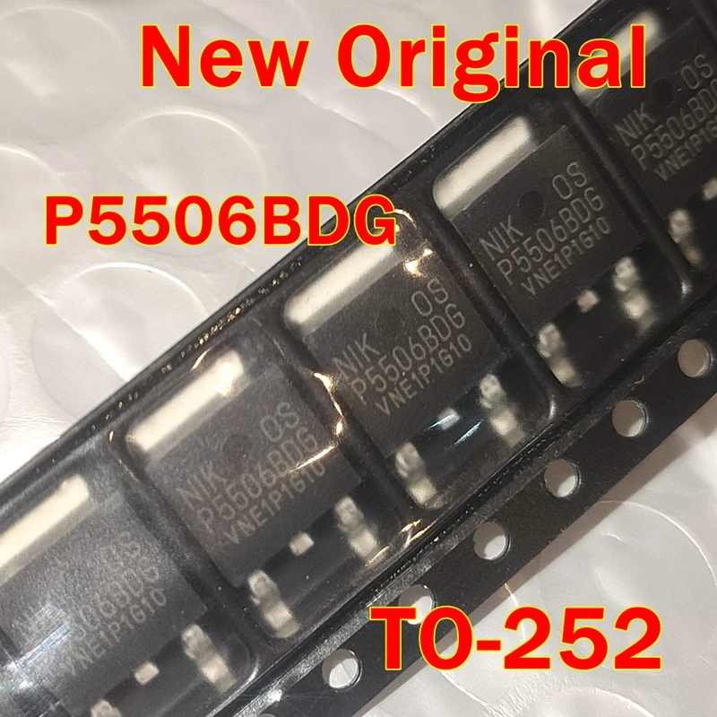 1pcs to 100pcs New and Original P5506BDG TO-252 N-Channel 60 V (D-S) MOSFET