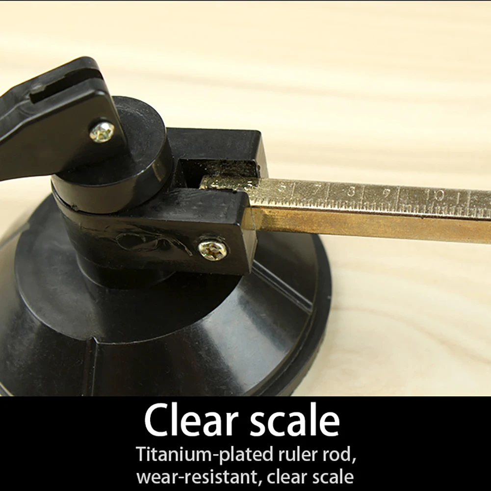 เครื่องตัดกระจกแบบมืออาชีพ เครื่องมือตัดทรงกลมพร้อมด้ามจับทรงกลม ปรับระดับด้วยถ้วยดูด แบบเข็มทิศ เครื่องตัดกระจกวงกลม