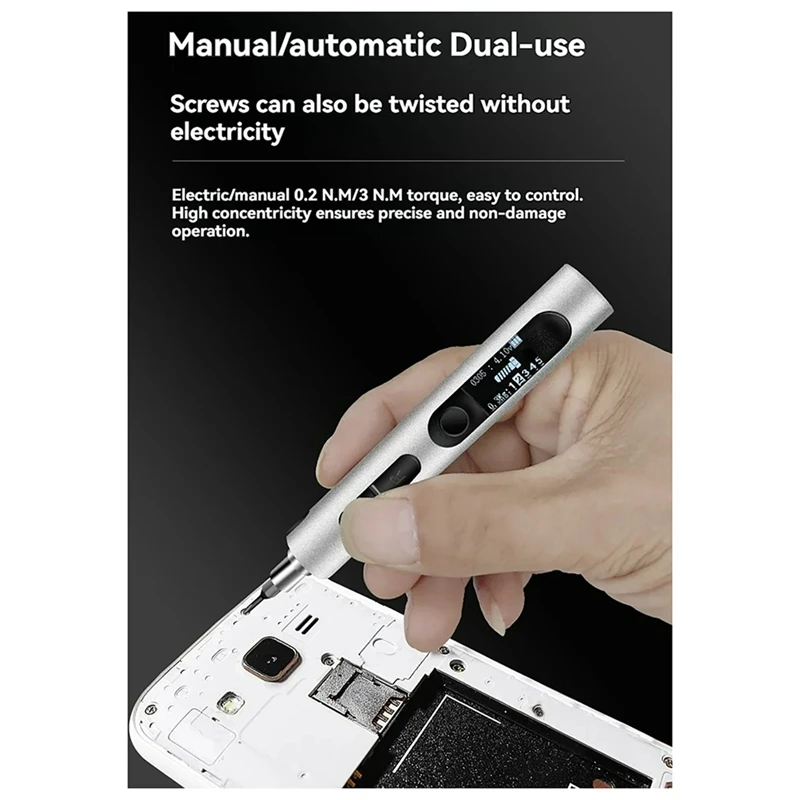 A19F-Mini 32-In-1 Professional Electric Screwdriver Kit Precision Equipment Repair Screwdriver Ultra-HD Monitor Repair Tools