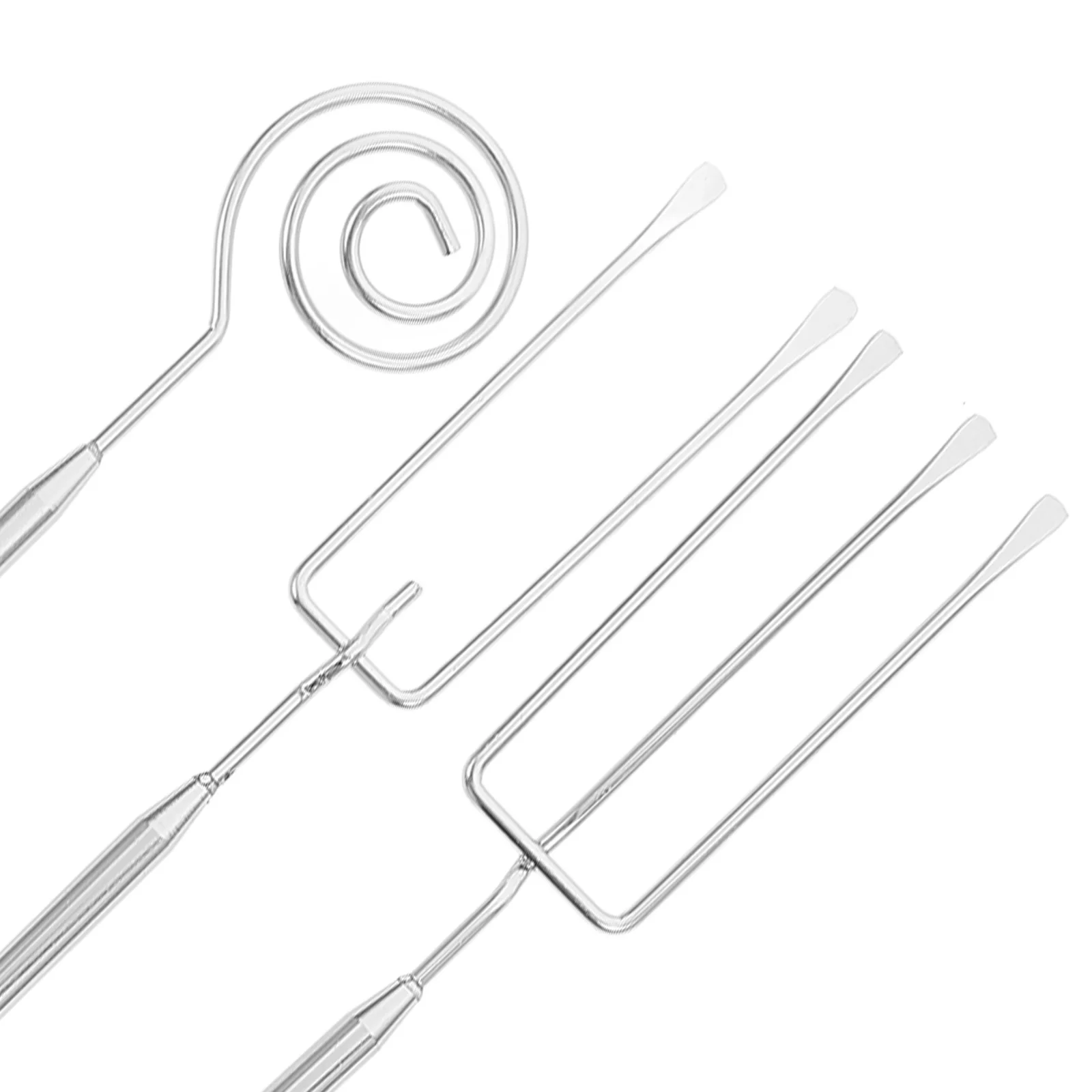 

1 Set Stainless Steel Hot Pot Forks Ergonomic Dipping Tool Set Multi-Pronged Spiral 2 Prong 3 Prong Barbecue Fondue Stove Use
