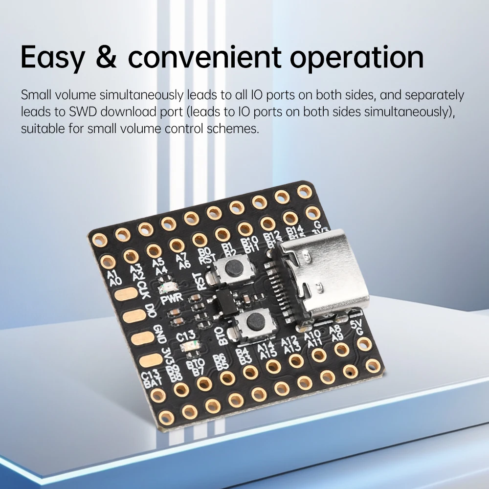 CH340 STM32F103C6T6A STM32F103C8T6 CH32V103C8T6 Mini Microcontroller Development Board Arm Architecture Minimum System Board