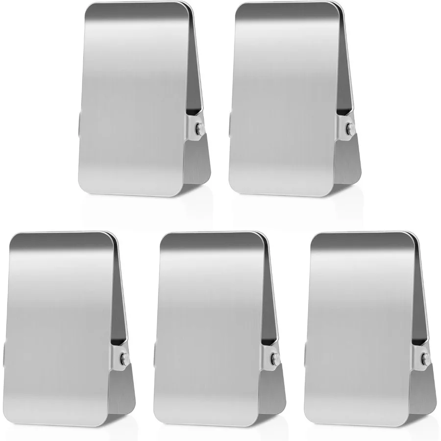 

Stainless Steel Chip Bag Clips Large Heavy Duty Clip for Office Kitchen School Great for Paper Food Photo DIY Clamps for Record