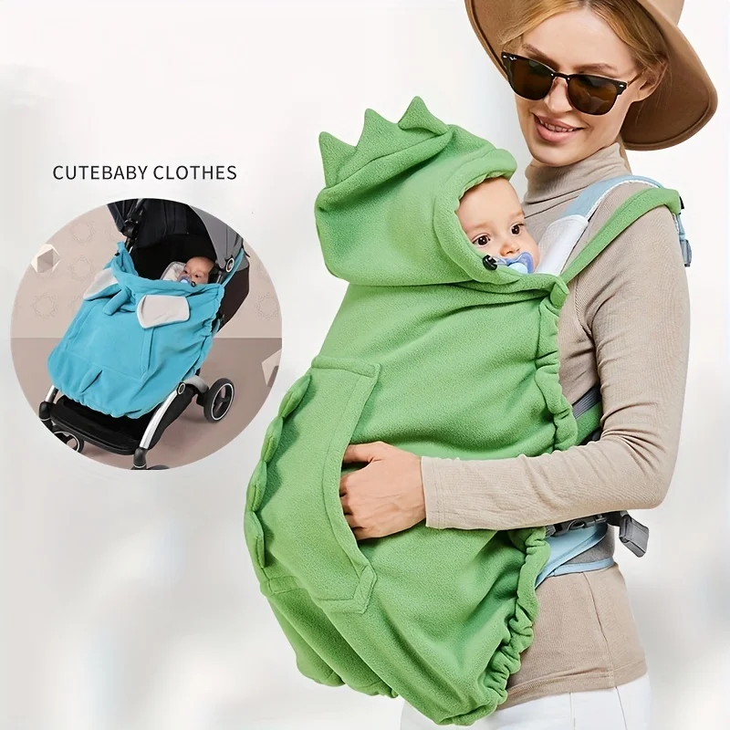 

Baby Carrier Cover Hooded Stretch Cloaks for Newborn Sling Wrap Backpacks Babies KangarooThicken Windproof Portable Ergonomic