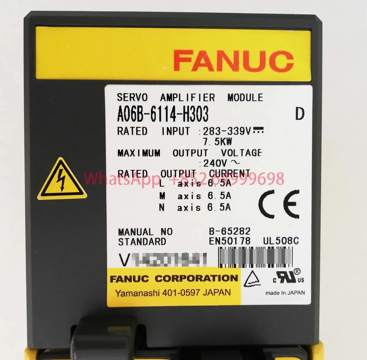 

A06B-6114-H303 Servo Drive Amplifier Module For CNC Machine