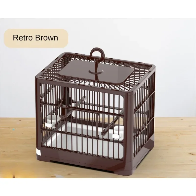 Parrot Cage Foldable Small Portable Outdoor Cage for Home Use Small Bird Specific Large Space Breathable Viewing Cagee  Foldable
