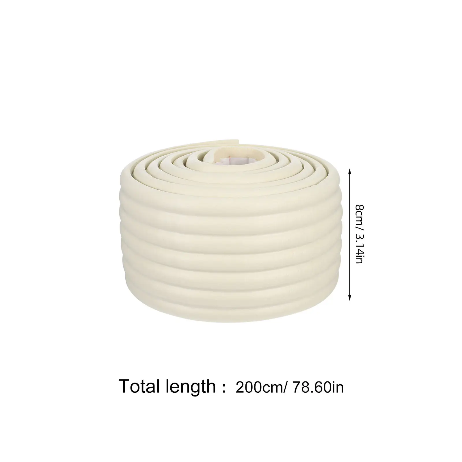 3 Rolls Baby Proof Corner Protectors Soft Absorption Strips Furniture Wall Window Child Safety Guards