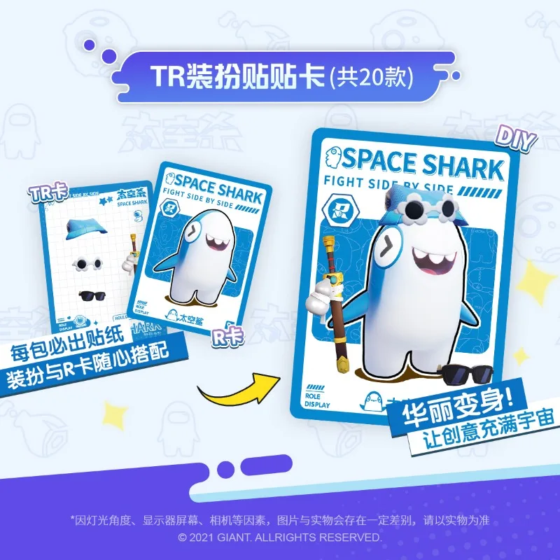 Card Fun Genuine Among Us Cards Deep Space Voyage Collection Card Multiplayer Tabletop Game Cards Anime Peripheral Gift Toys