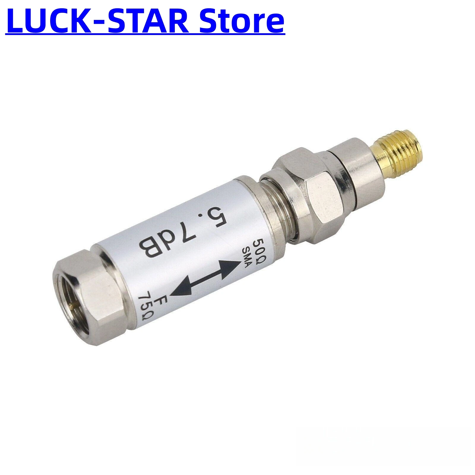 0-3Ghz Sma Vrouwelijke Naar F Mannelijke Connector 50-75ohm Impedantie Converter Radio-Onderdelen