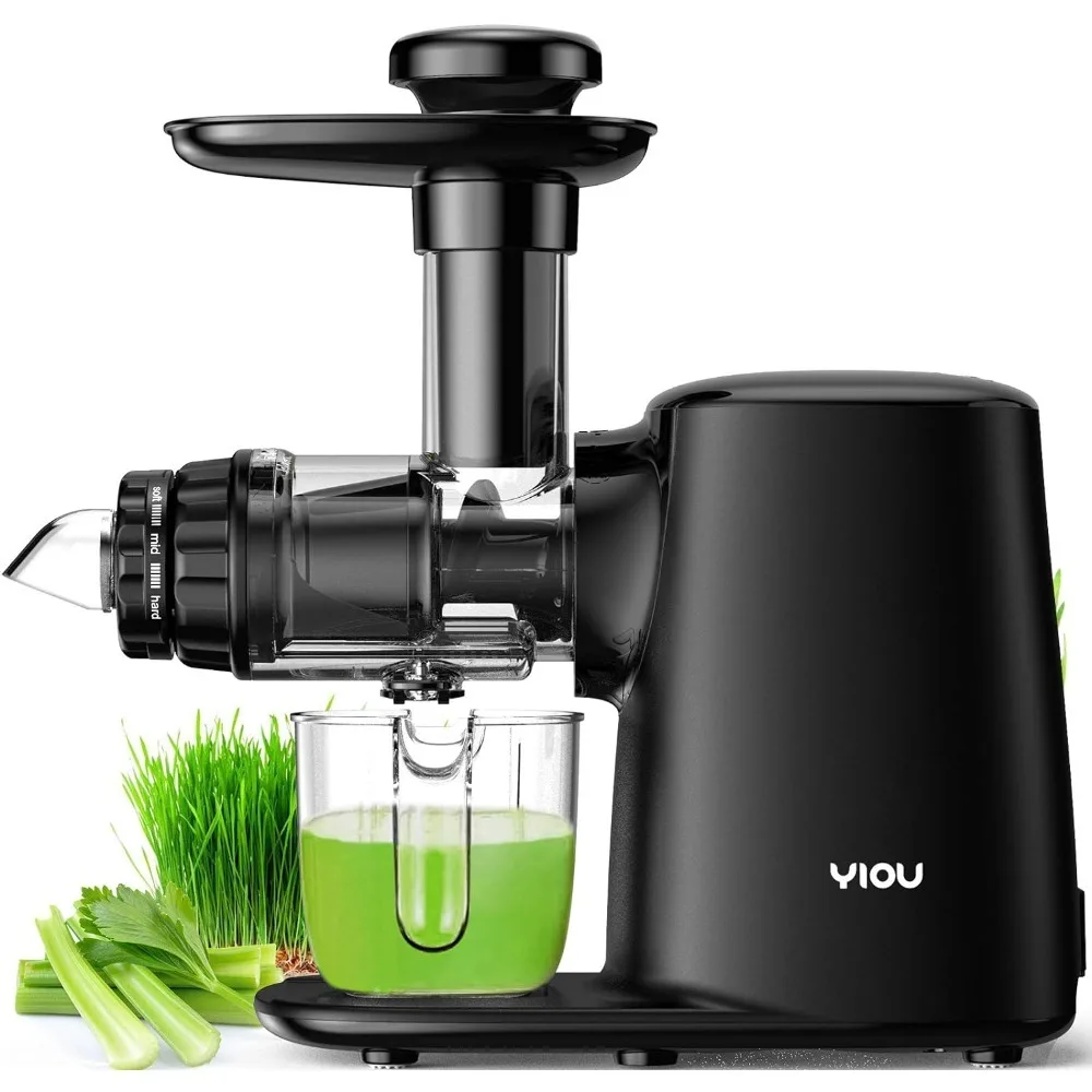 

Juicer Machines, Cold Press Slow Masticating Juicer Easy to Clean with 3 Modes Vegetable and Fruit Juicer Extractor